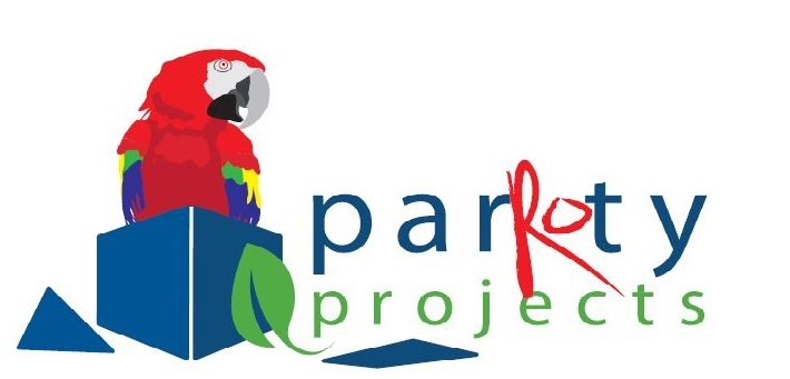 Cartoon of Parrot destroying Parity Logo
